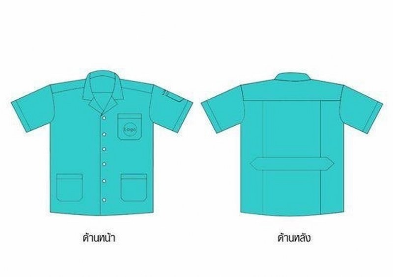 เสื้อช็อปและชุดยูนิฟอร์ม